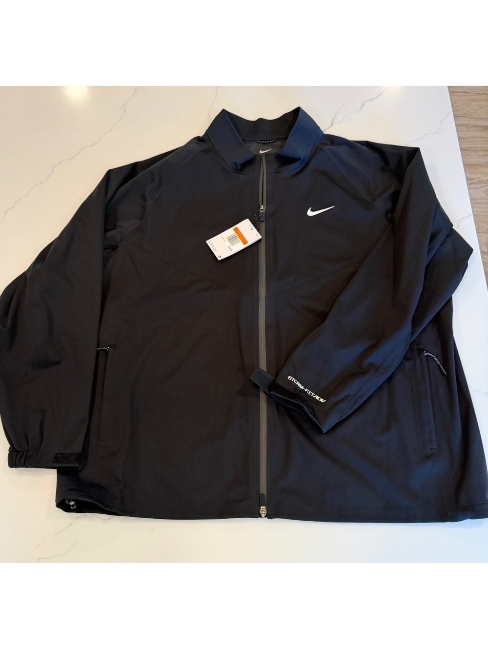 NEW $200 Nike Storm-Fit ADV Performance Golf Full Zip Black Jacket Size 2XL